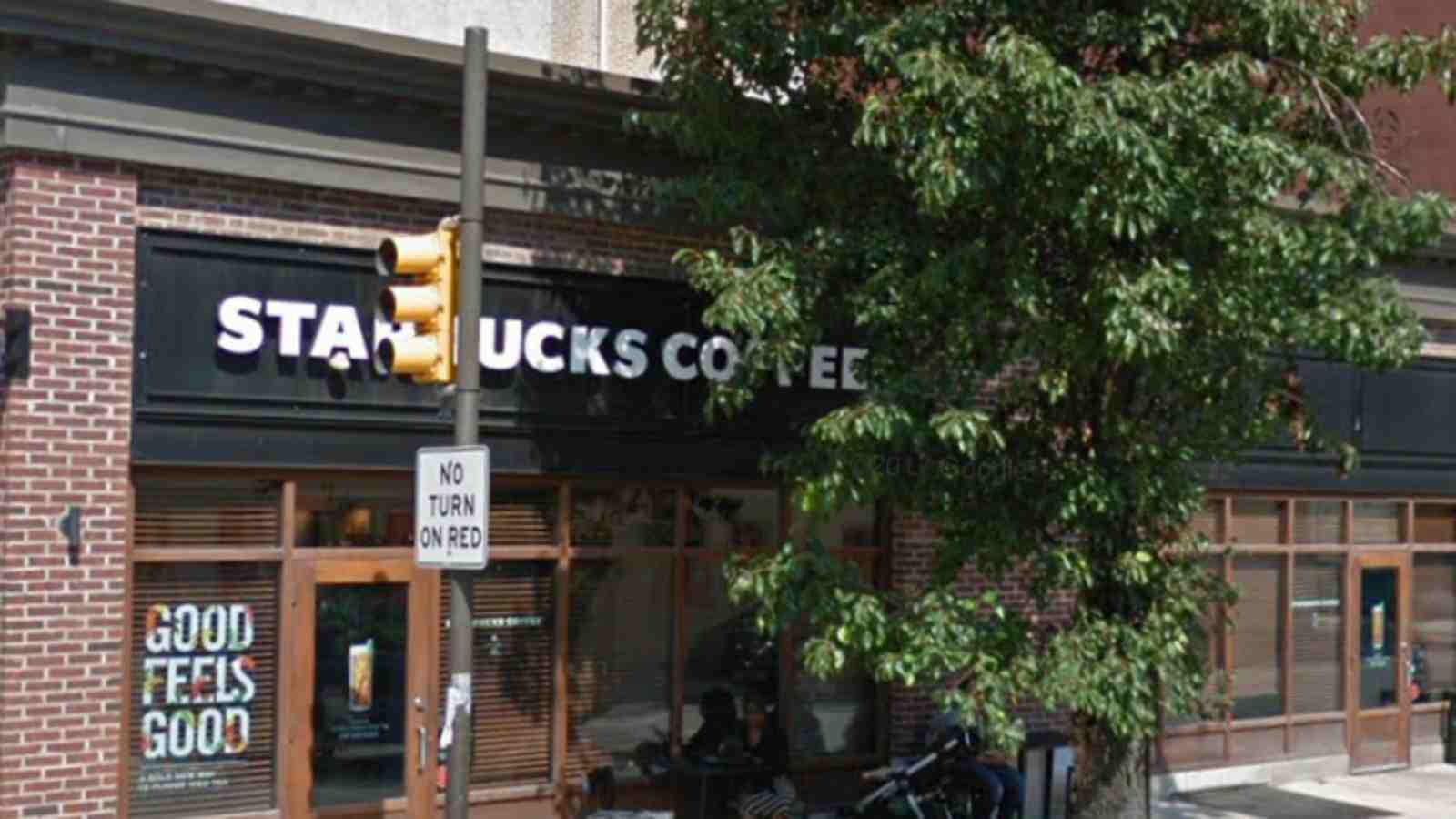 Image of Starbucks shop.