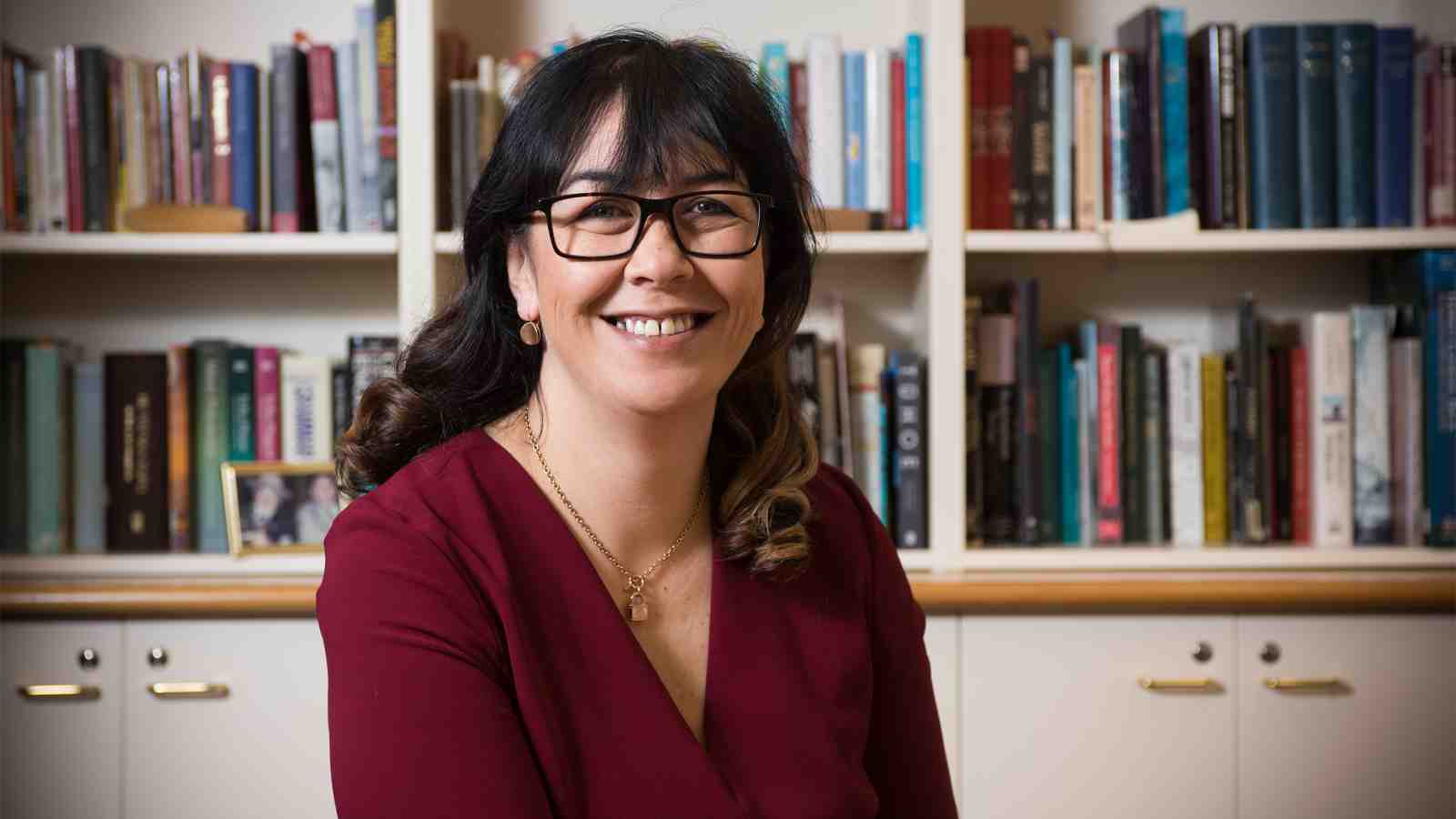 Professor Rawinia Higgins in her office