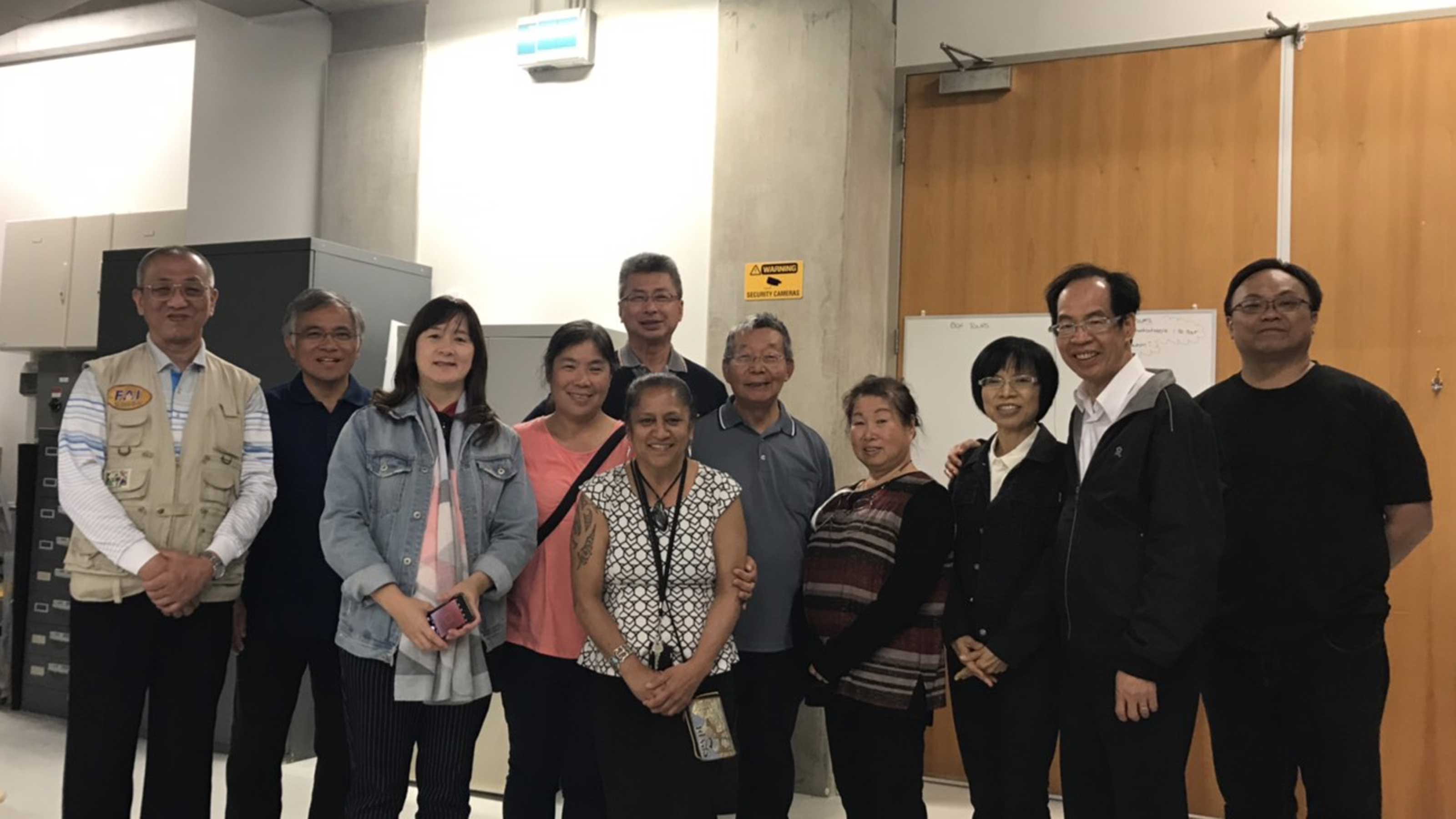 Taiwanese delegates visit Te Papa behind the scenes with Moana