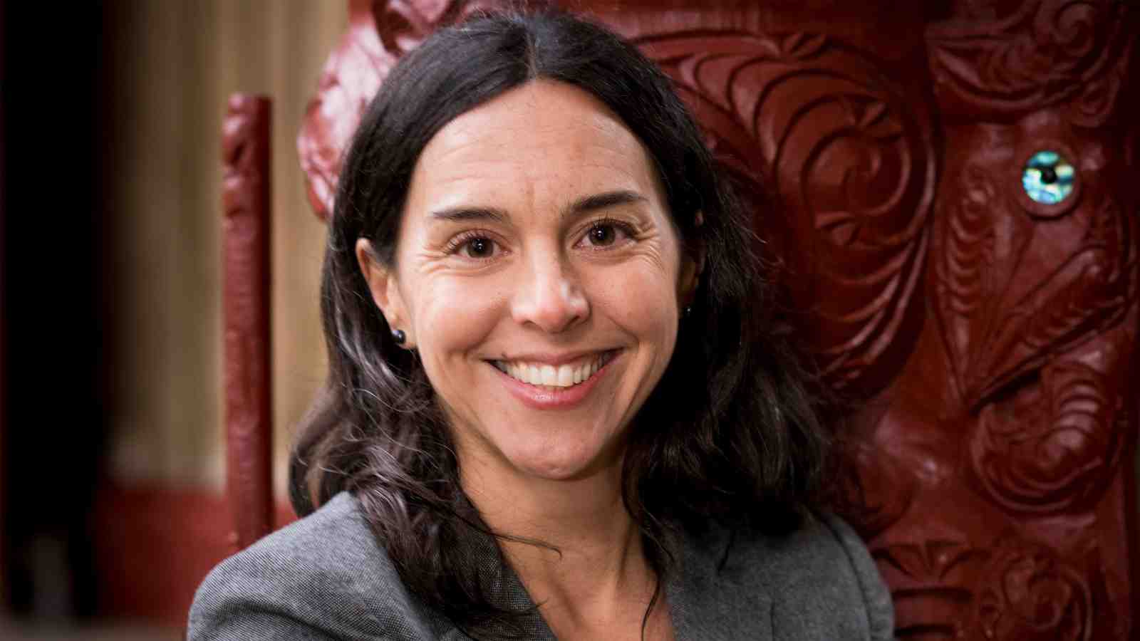 Portrait of Maria Bargh at Te Herenga Waka Marae