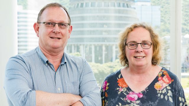 Announcement of the New Head and Deputy Head of the School of Information Management – Dr Janet Toland (right), Head of the School of Information Management, and Dr Allan Sylvester (left), Deputy Head the School of Information Management.