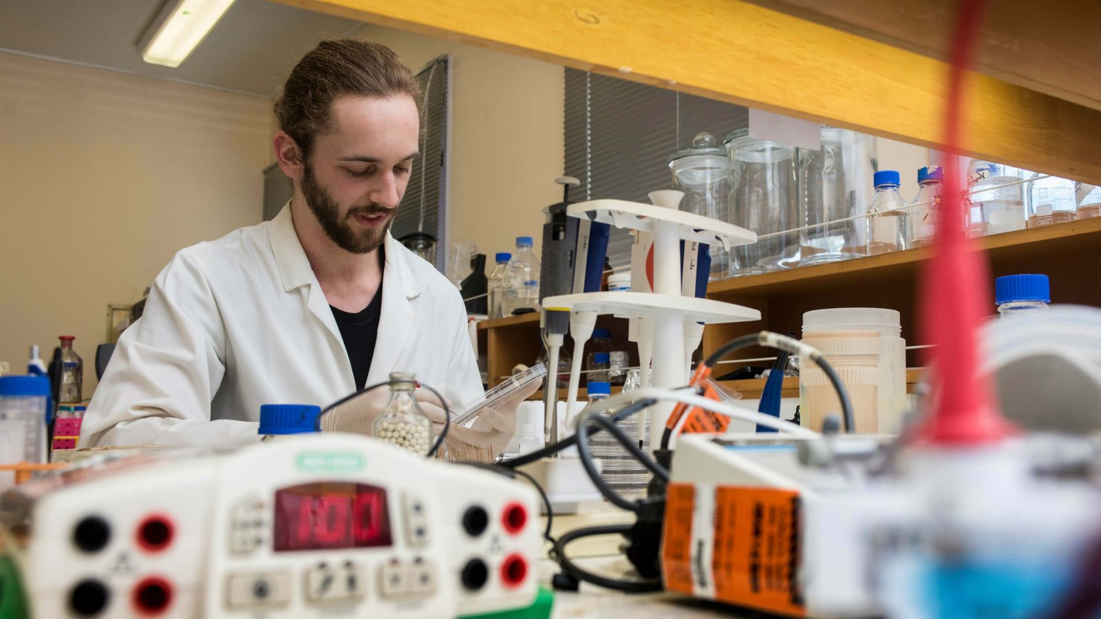 Biotechnology PhD candidate Luke Stevenson