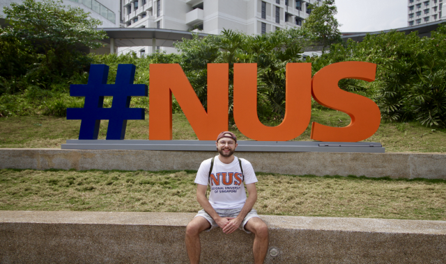 Law school student visiting the National University of Singapore.