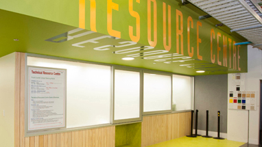 Exterior shot of Technical Resource Centre room