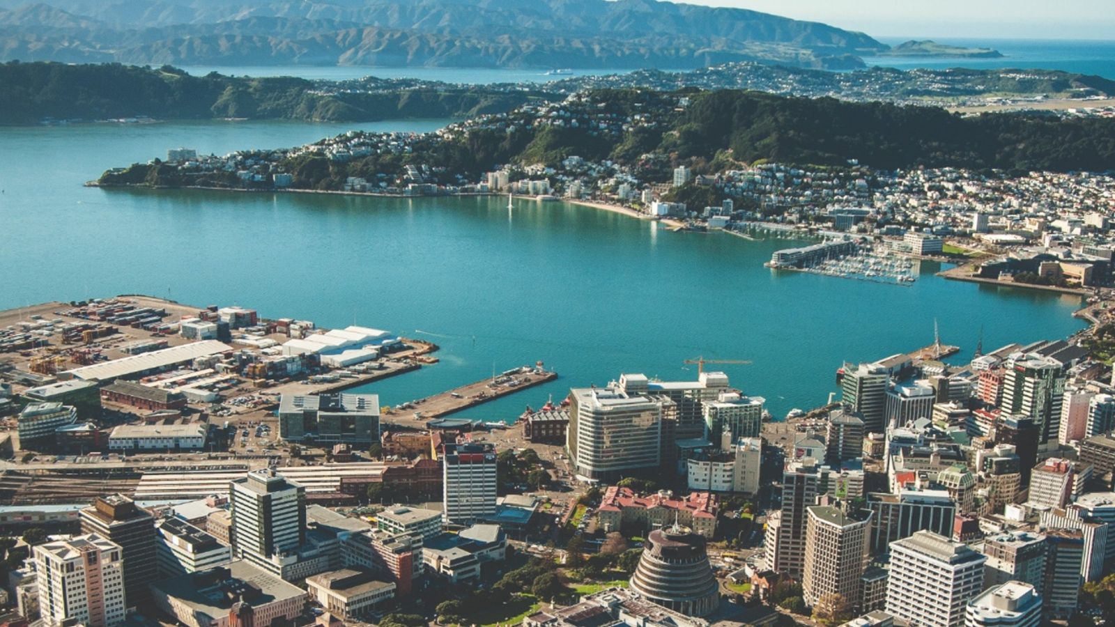 Panoramic view of Wellington.