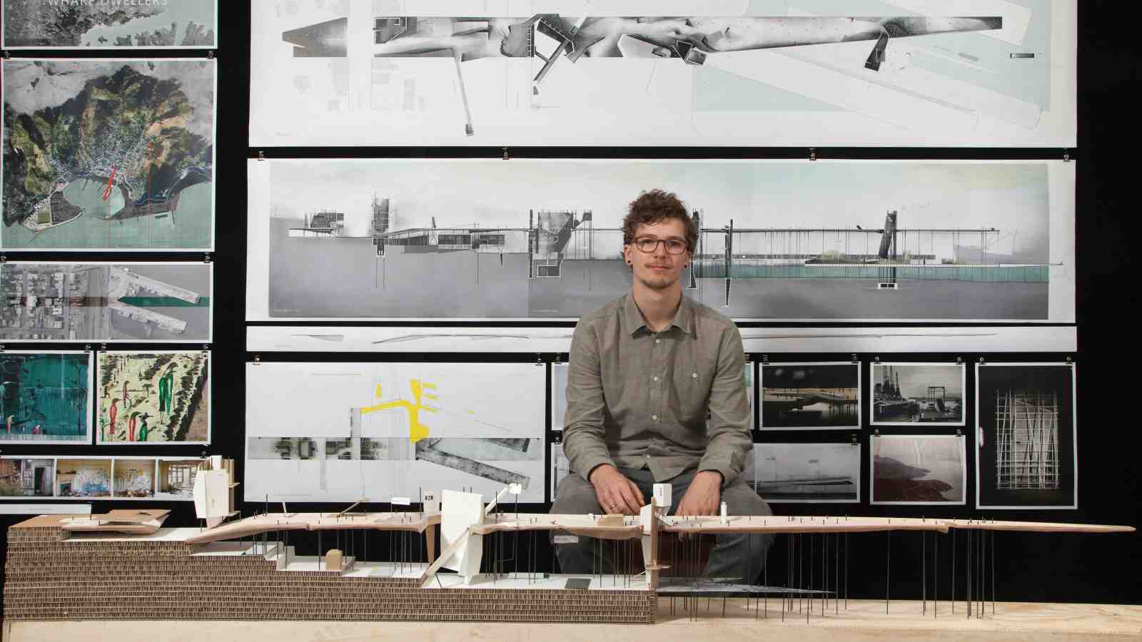 Tom Dobinson, winner of the 2014 New Zealand Institute of Architects’ Graphisoft Student Design Award