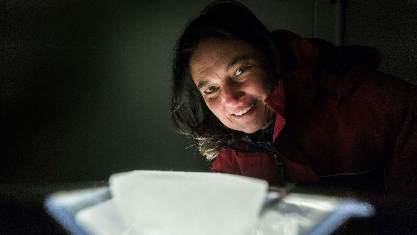  	Nancy Bertler at the National Ice Core Research Facility
