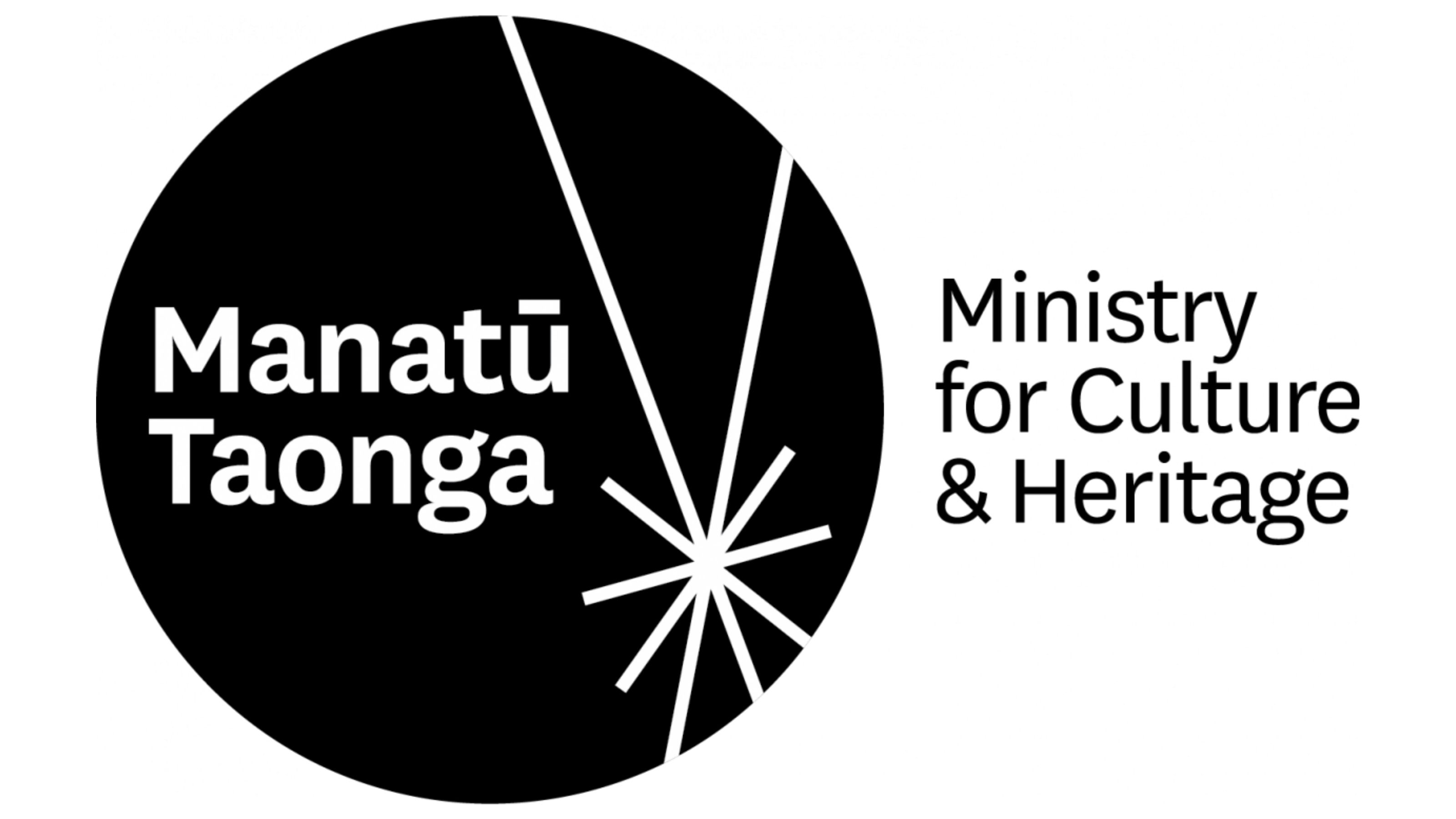 Ministry for Culture and Heritage logo.