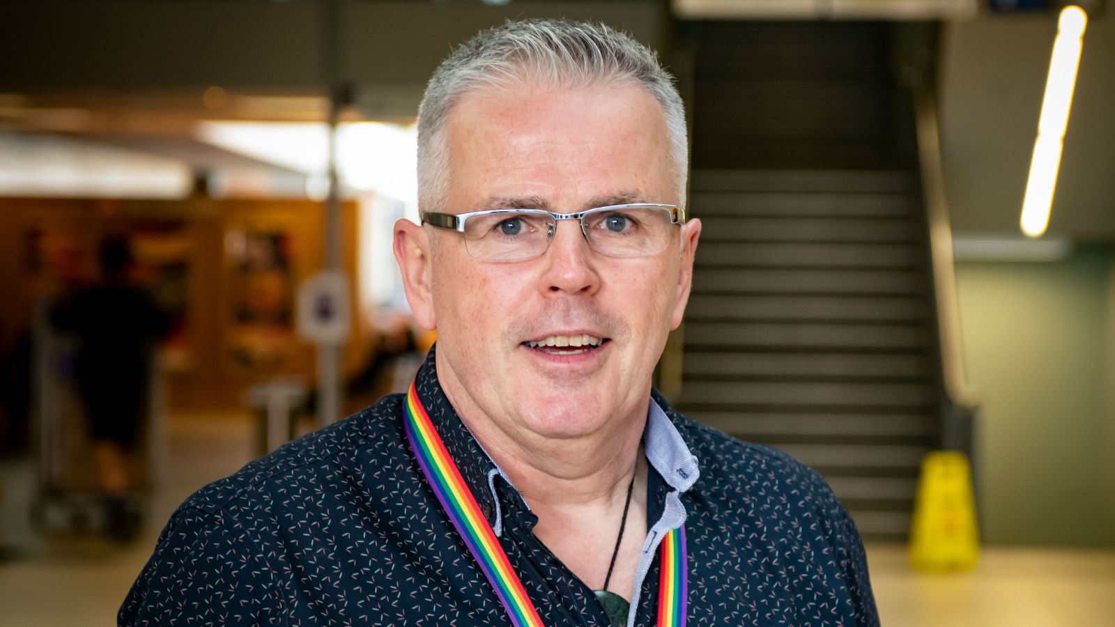 Portrait of James Rice Davies at the Wellington Regional Hospital.