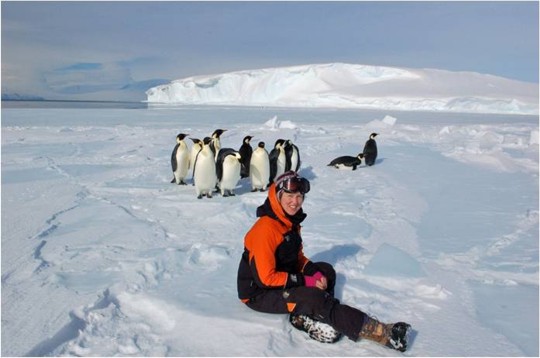 Jane Chewings in Antarctica