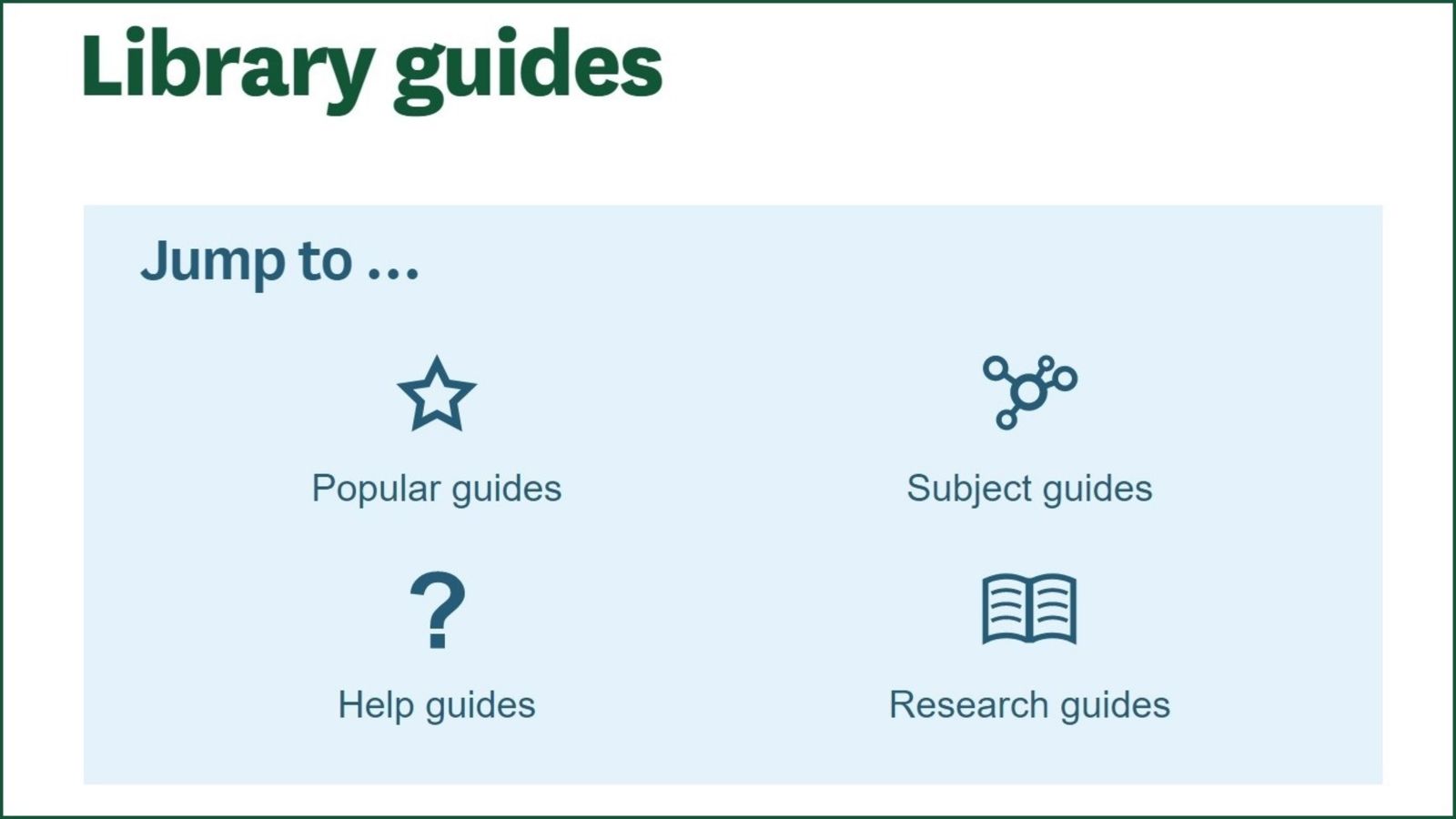 library assignments