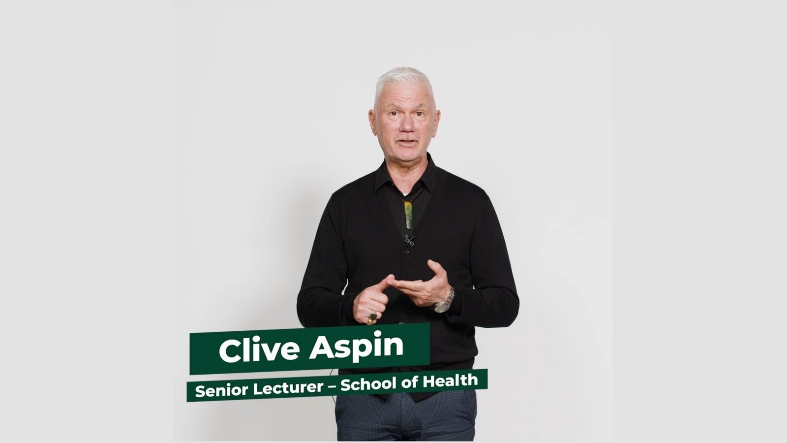 Dr Clive Aspin