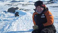 Bella Duncan in Antarctica