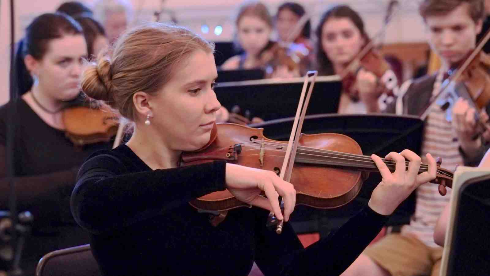 NZSM orchestra performing at Victoria University of Wellington