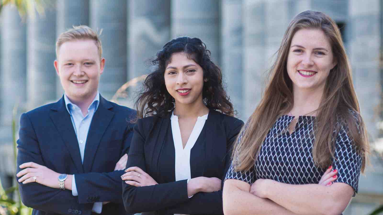 Elliot Isaacs, Sarah Pereira and Stephanie Taylor