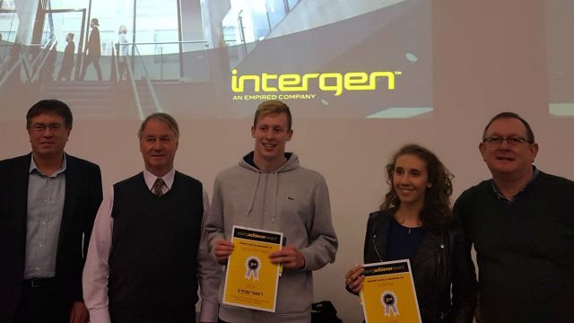 Intergen prize winners.