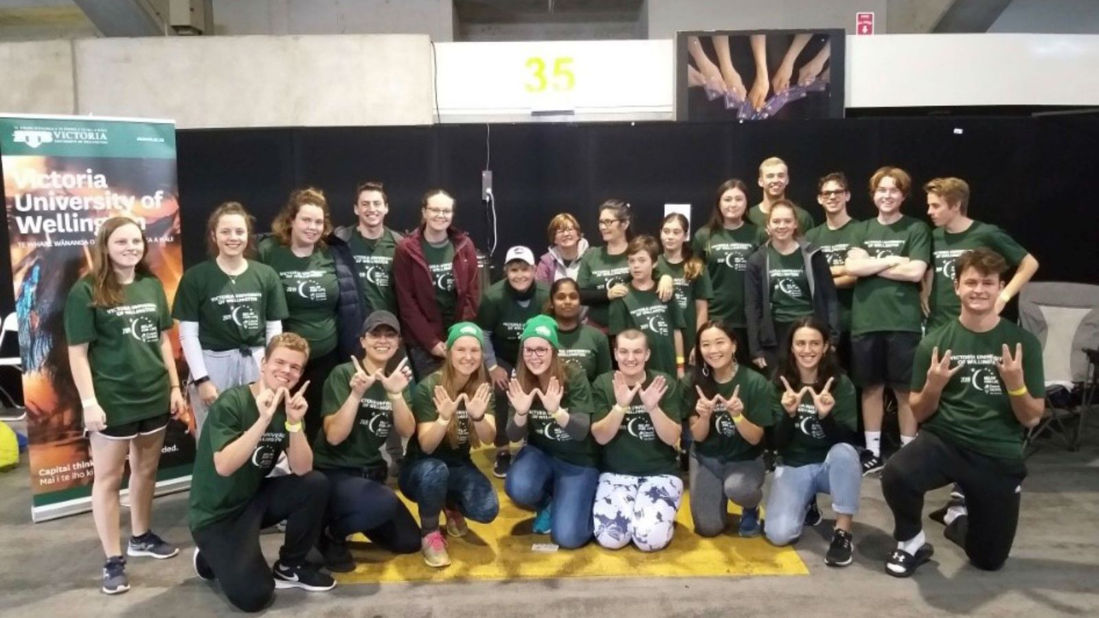 The University's 2019 Relay for Life team