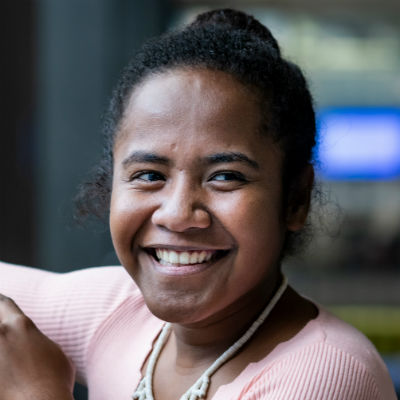 Josephine Lagi (Solomon Islands), New Zealand Scholarship student Josephine Lagi