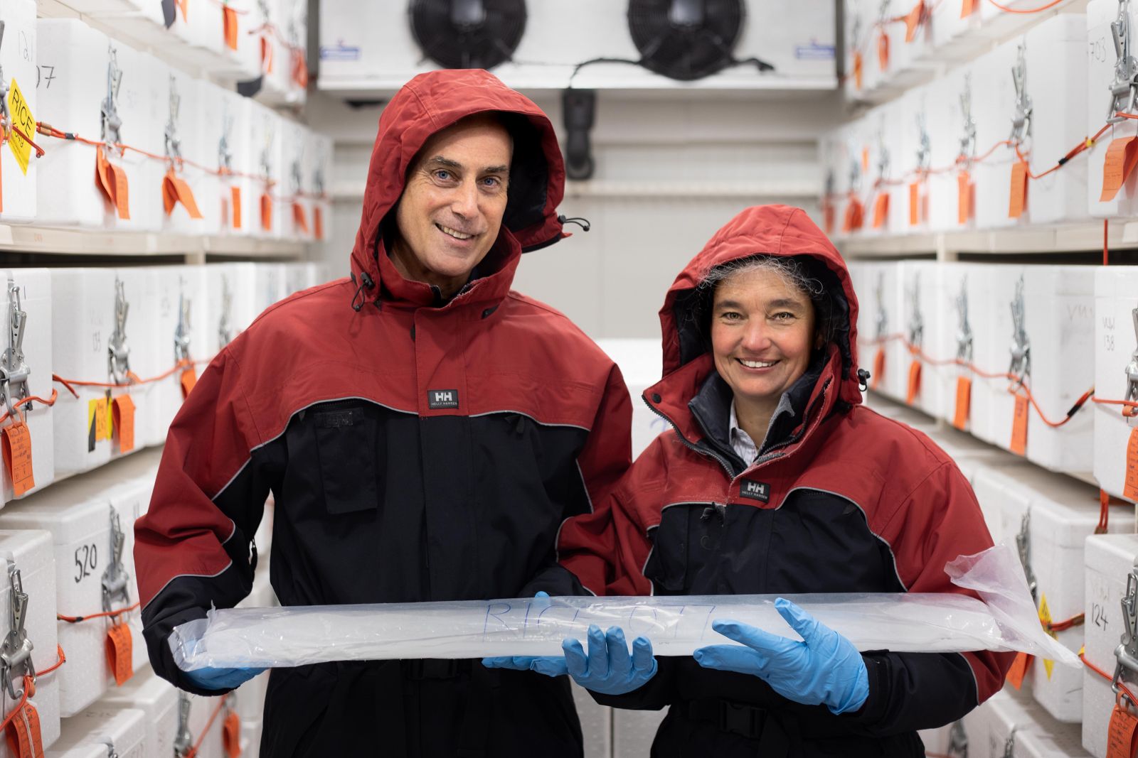 Dr Richard Levy and Dr Nancy Bertler