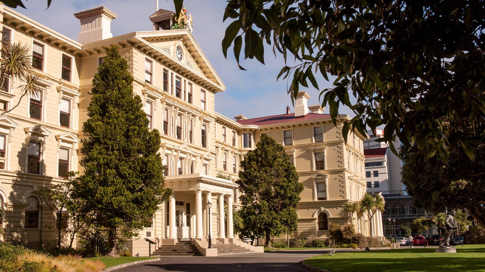 Image of the faculty from the left during the day
