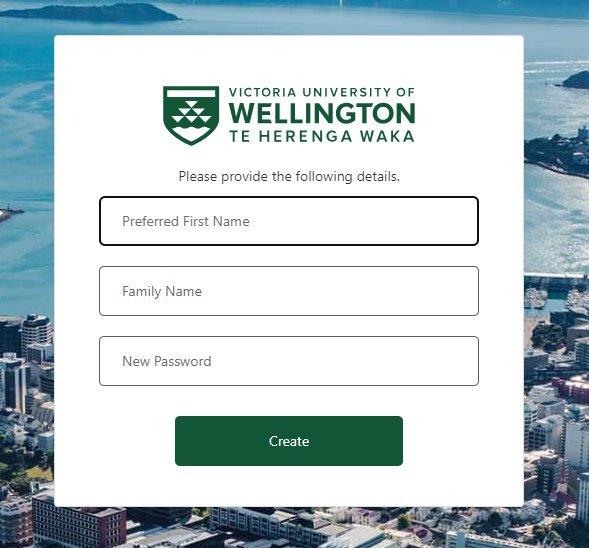 Screenshot from Puaha student portal showing field for entering verification code.