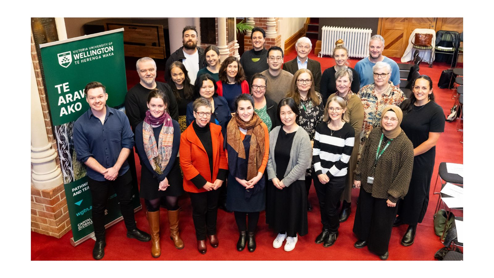 A group of 29 new Te Arawai Ako fellows.