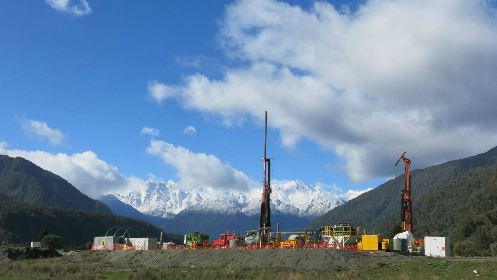 The Deep Fault Drilling Project Site in Westland