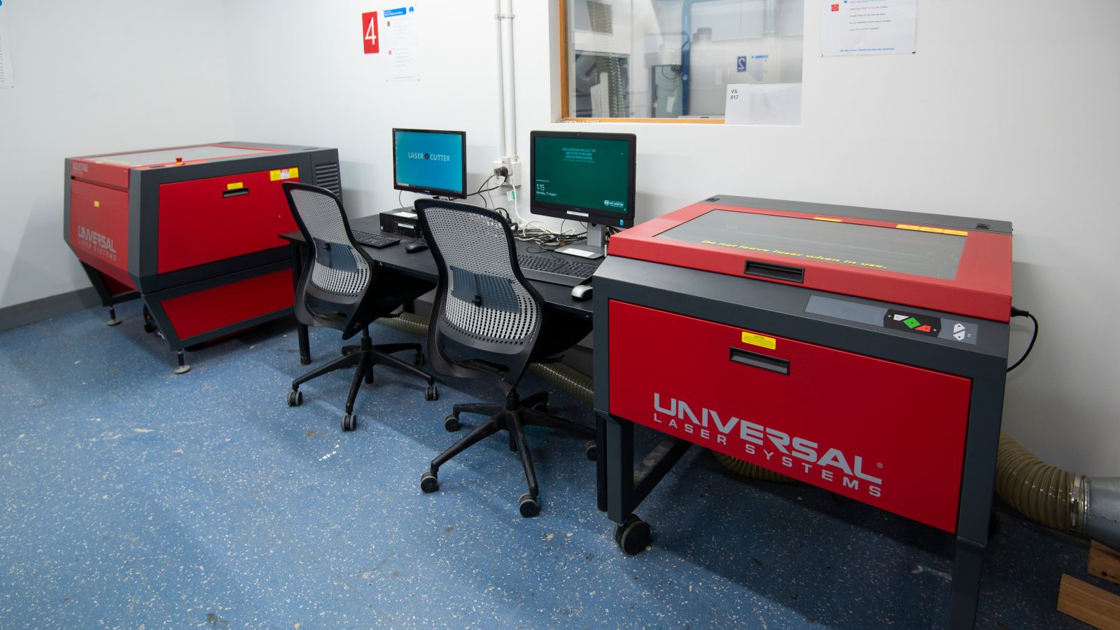 Wellington Faculty of Architecture and Design Innovation's ULS laser cutters