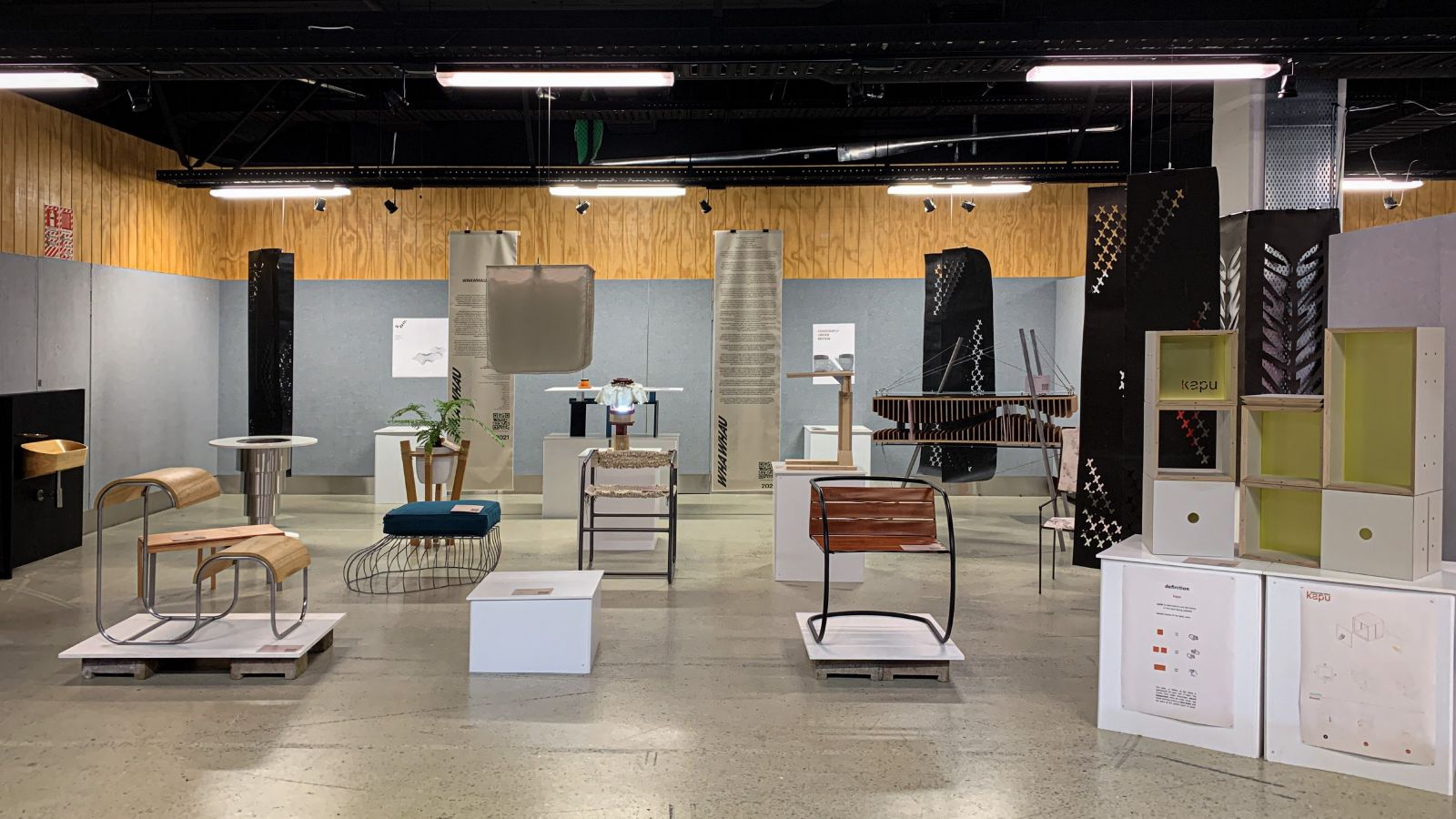 whawhau-exihibition-16.jpg Furniture objects in an exhibition