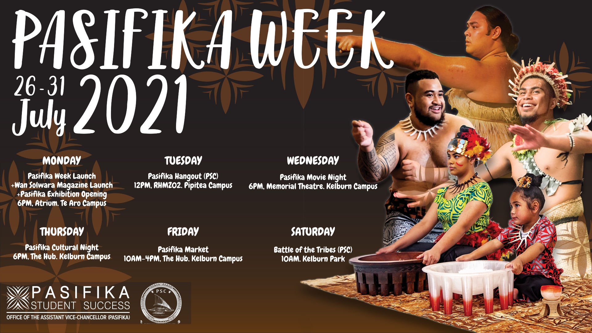 Pasifika Week | 26 - 31 July 2021