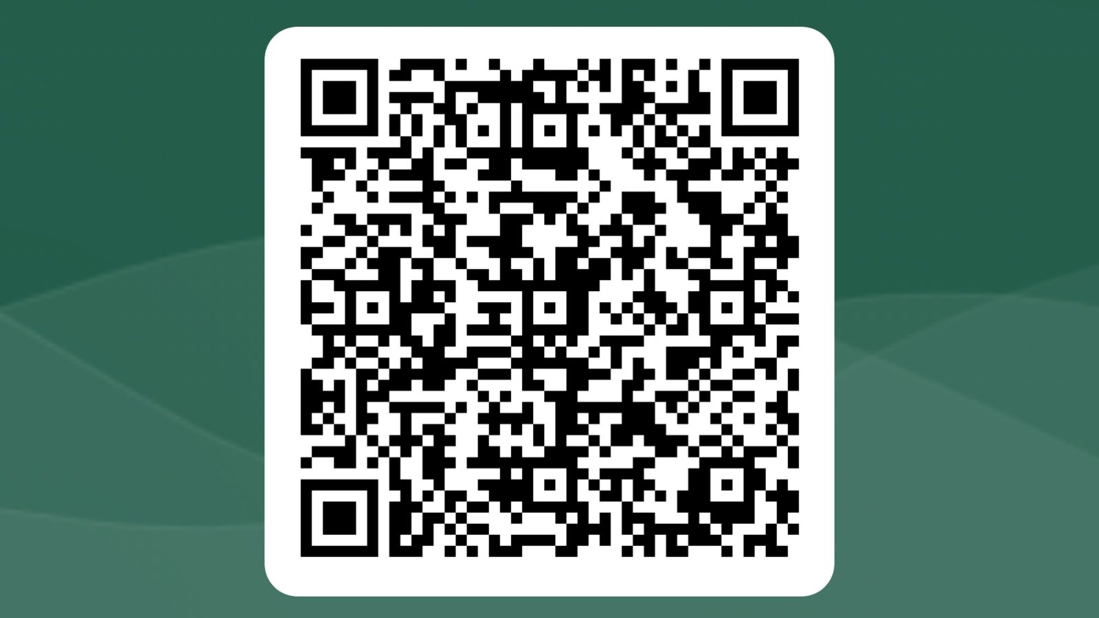 A QR code people can scan if they prefer it to the link to the form