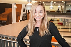 BCom student Anna Batchelar at Victoria Business School