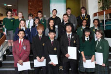 Participants Wellington Regional 'Chinese Bridge' Speech Competition