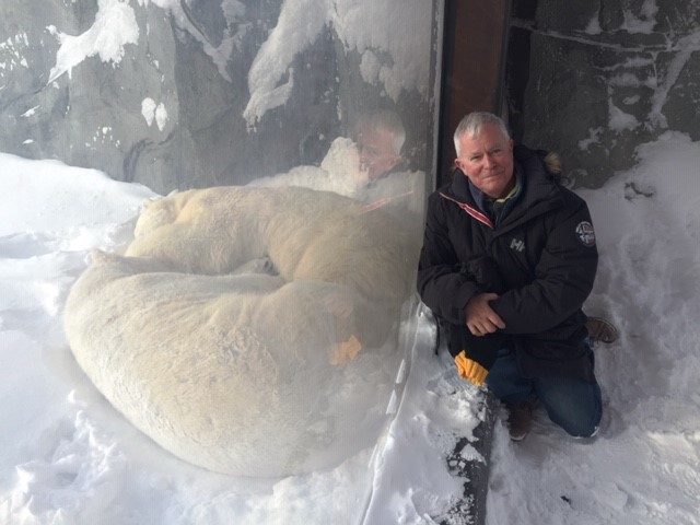 Jeff Tatum with Polar Bears