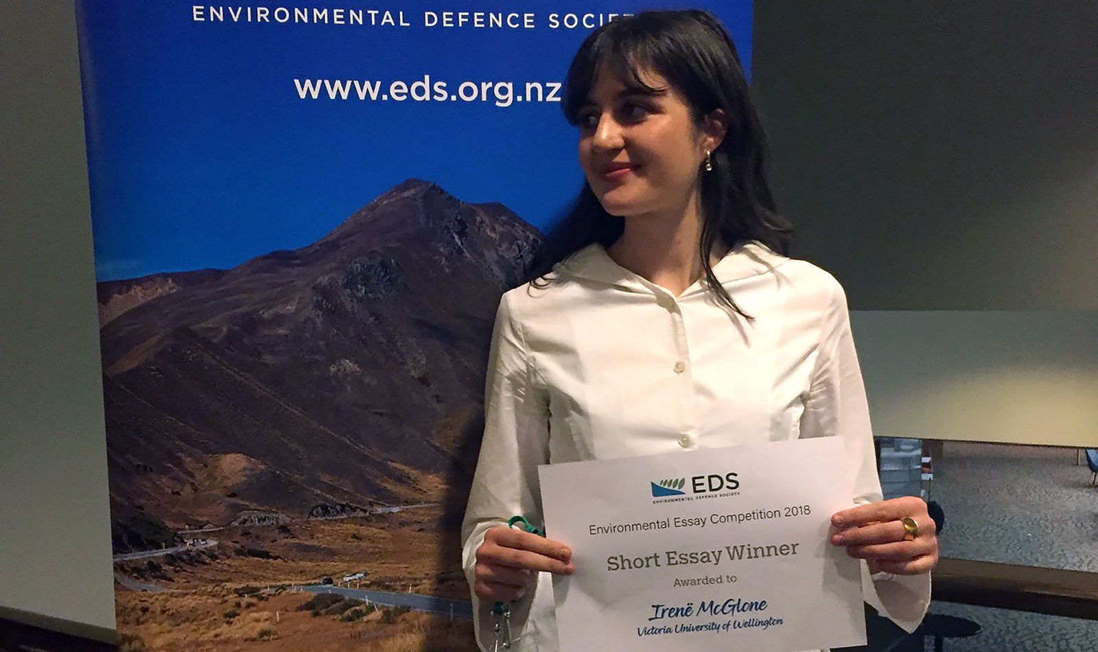 Irene McGlone at the Environmetal Defence Society conference