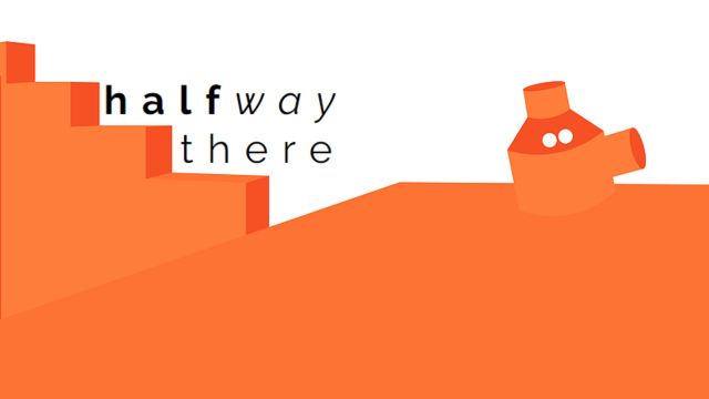 Halfway there exhibition poster
