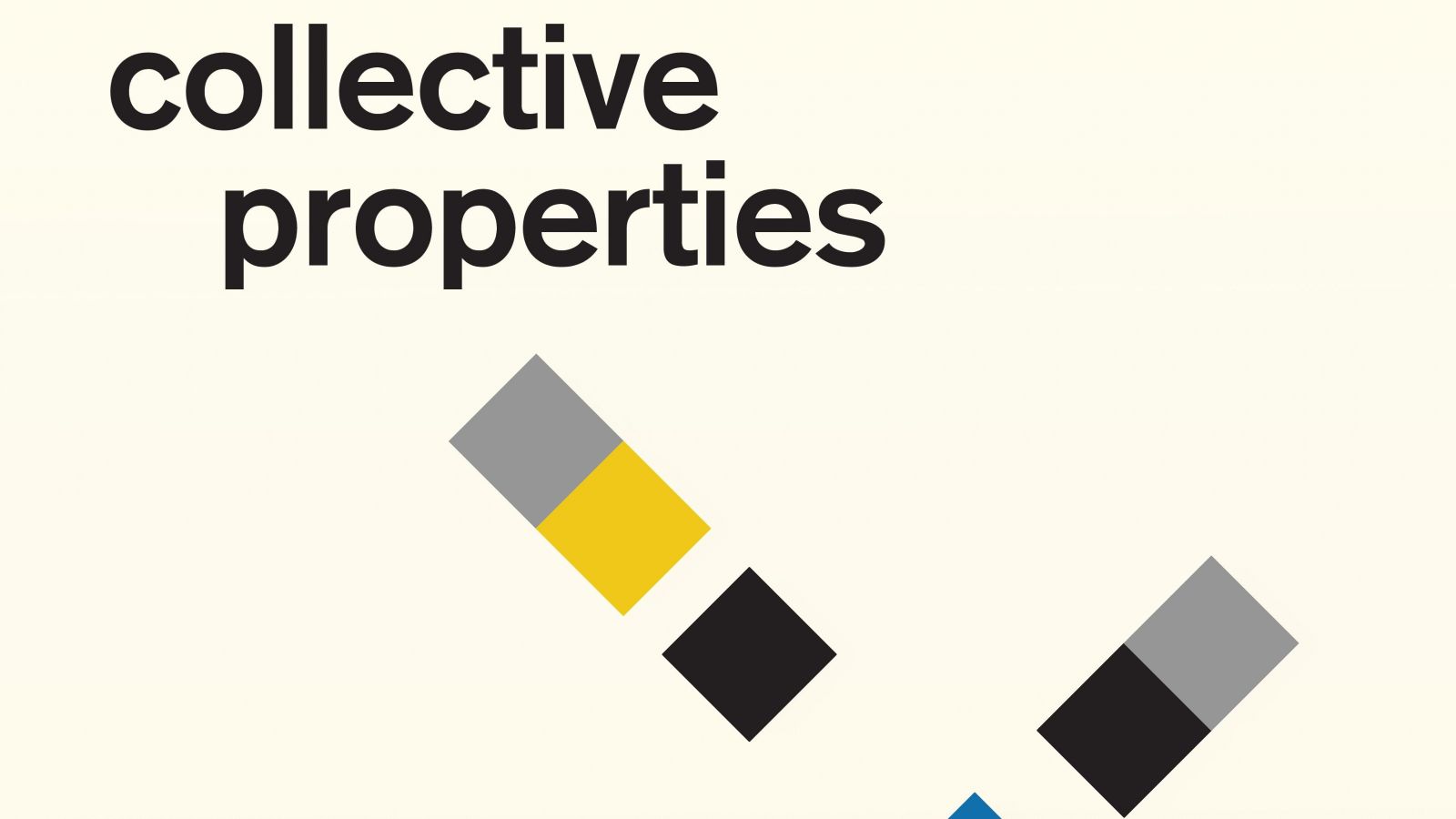 Collective properties SARC 251 exhibition poster