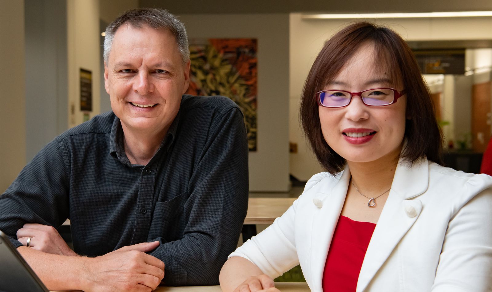 Professor Richard Arnold and Professor Bing Xue