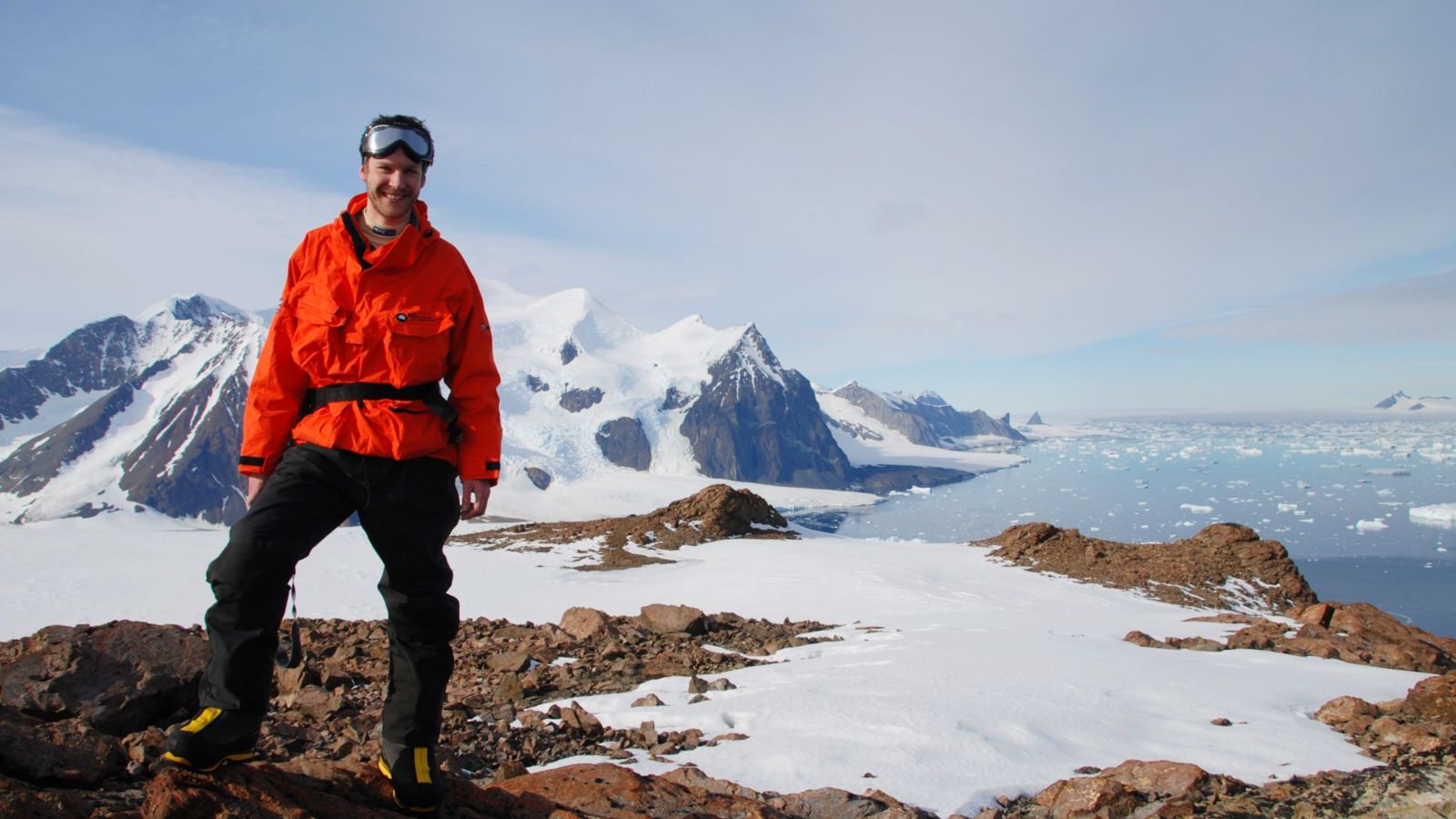 Prof Nick Golledge in Antarctica