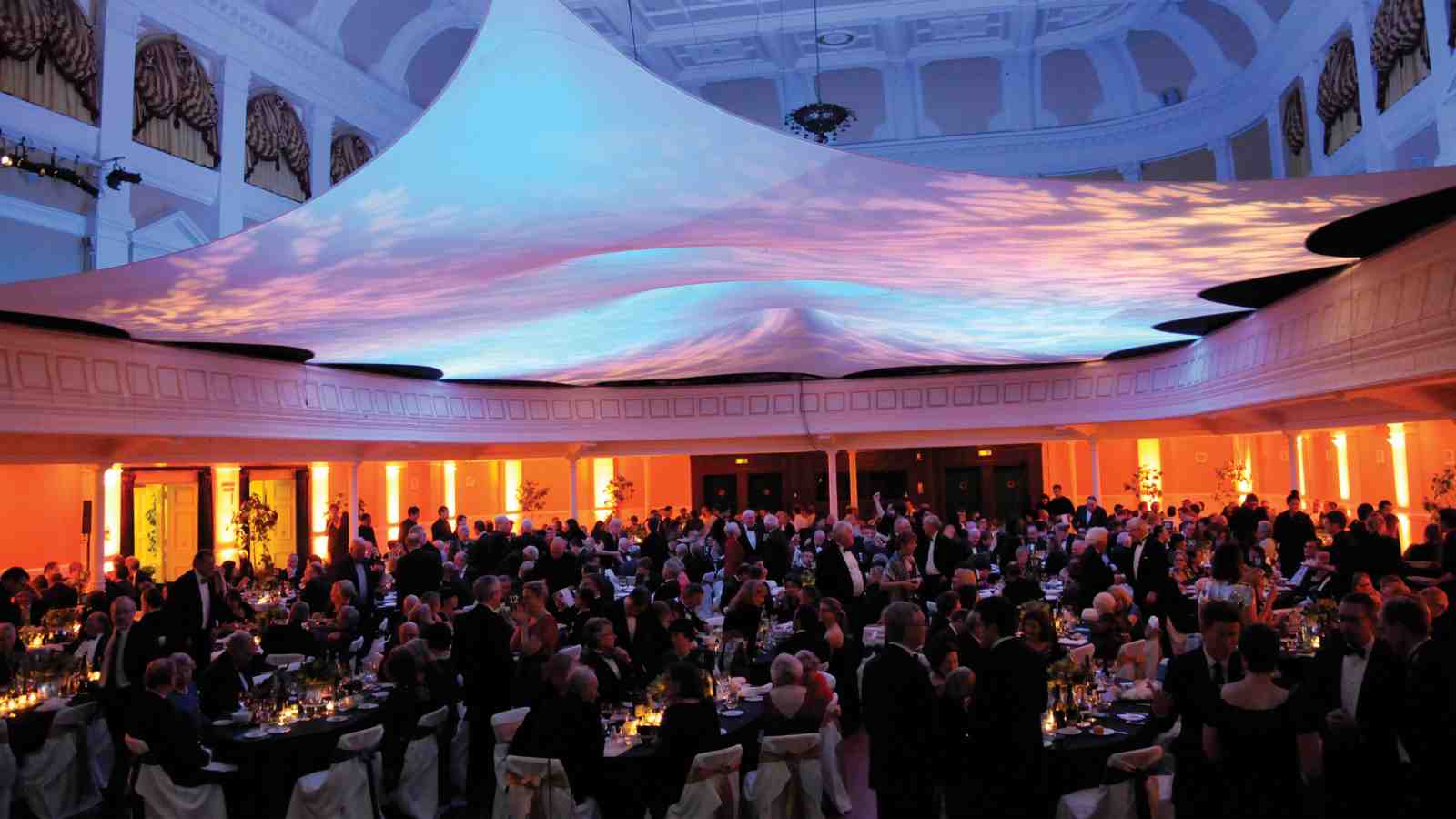 2013 Distinguished Alumni Awards dinner at the Michael Fowler Centre.