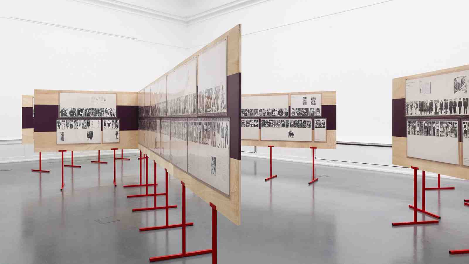 Ruth Buchanan installation of Marianne Wex photographic display