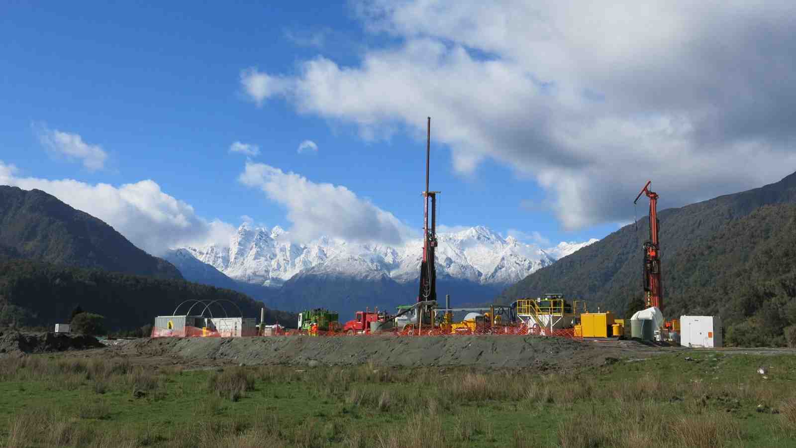The Deep Fault Drilling Project Site in Westland.
