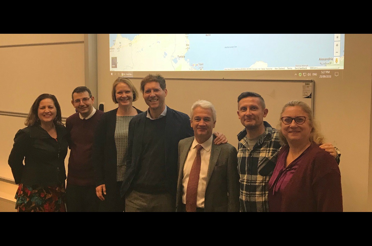 His Excellency Fabrizio Martelli with SLC Staff.