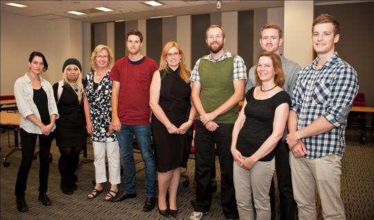 Kate and Paul and our inaugural cohort of students