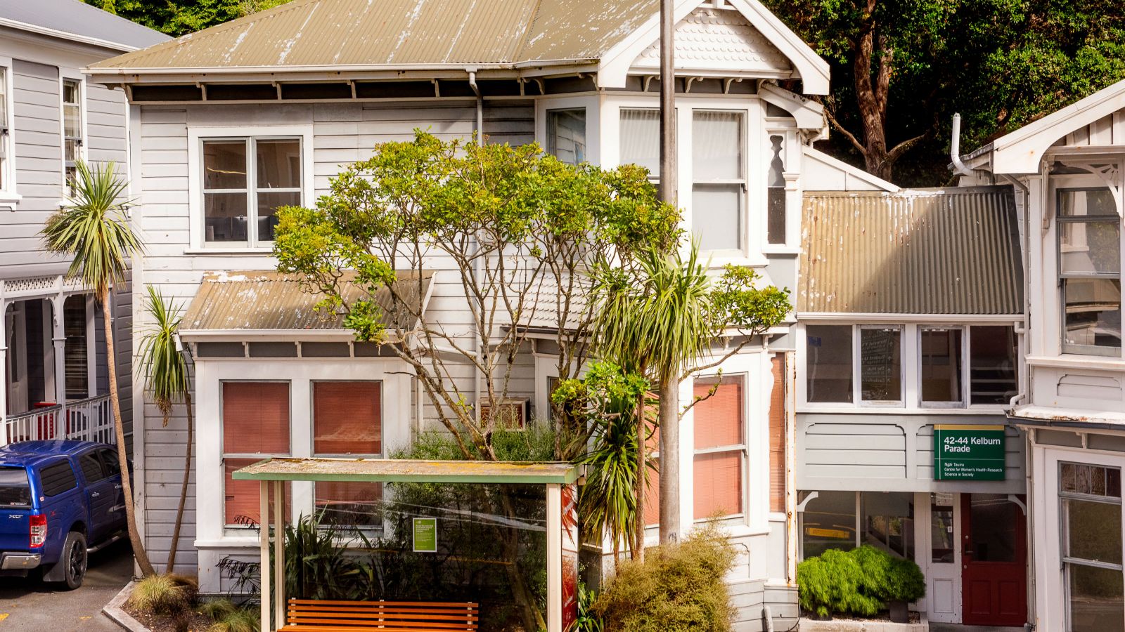 An image of 44 Kelburn Parade, the building where the Centre is based