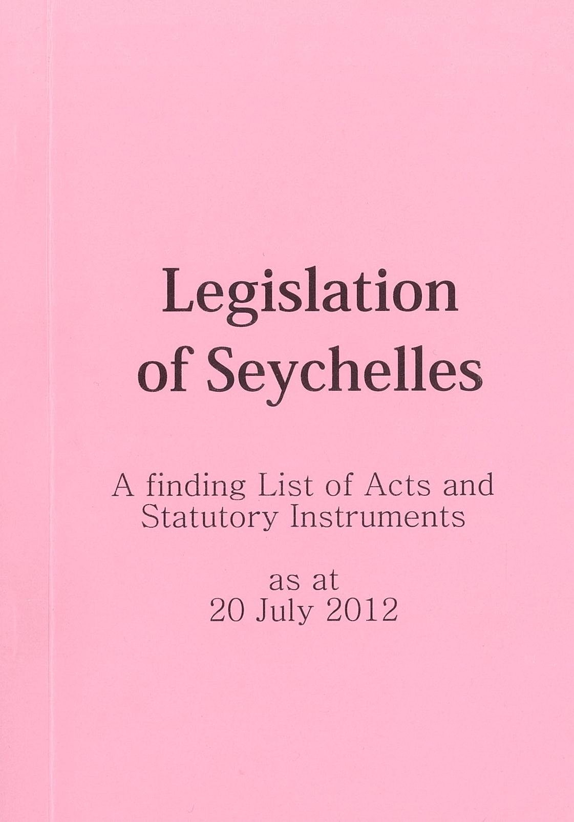 Legislation-of-Seychelles