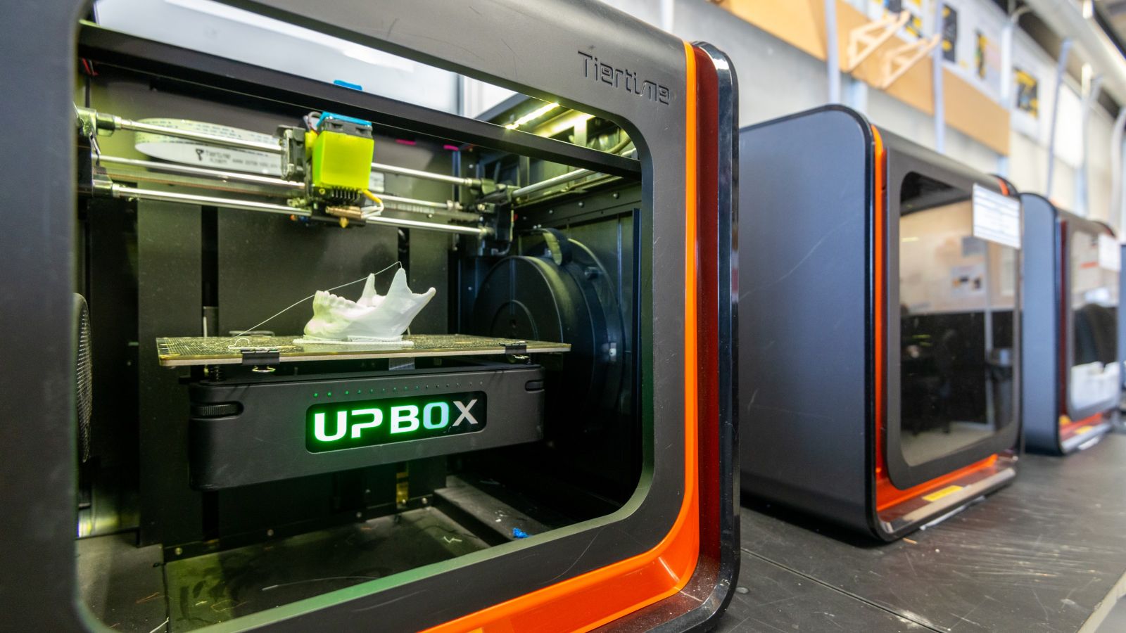 UP box desktop 3D printer in use