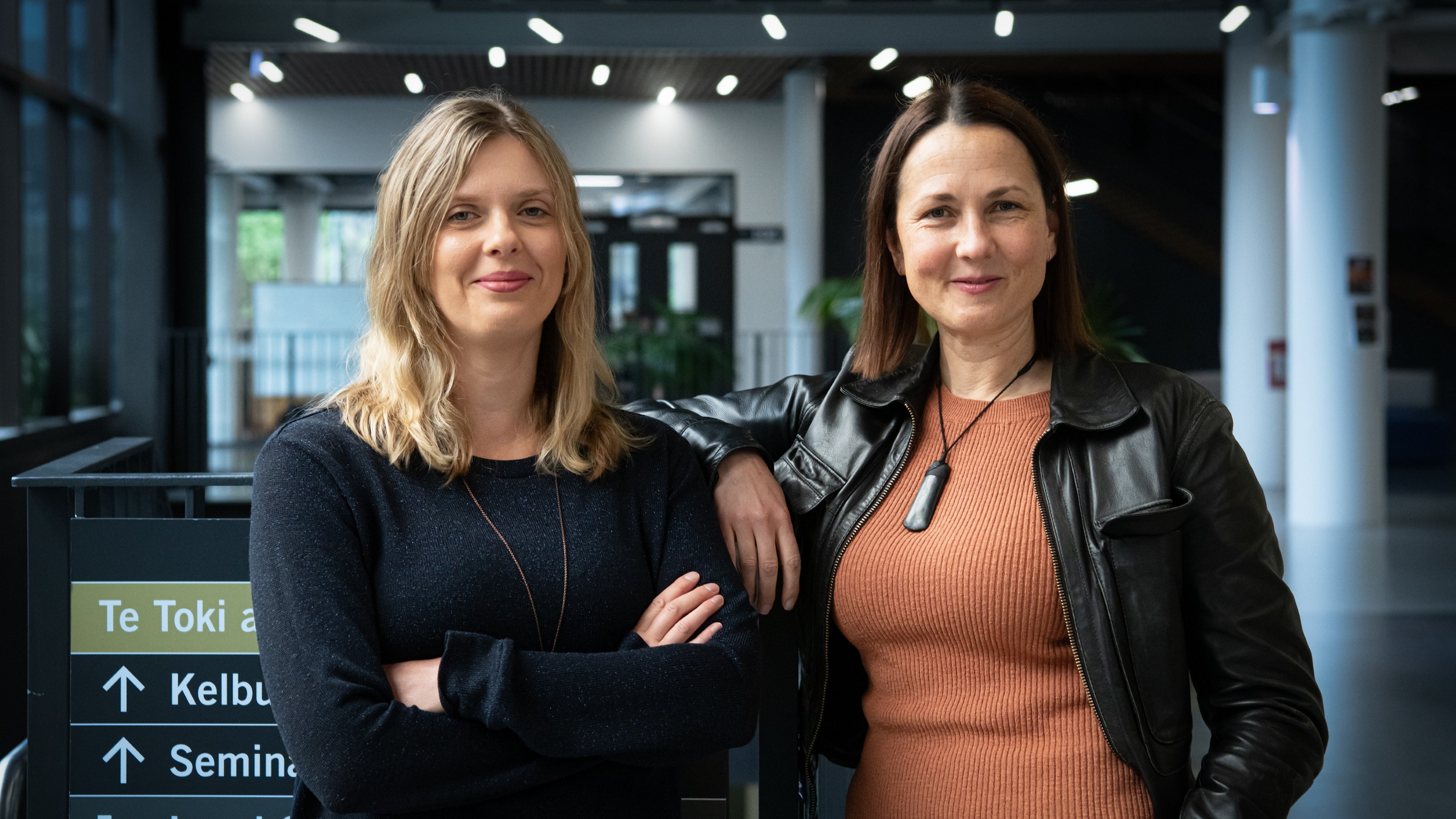 Associate Professor Hannah Waddington and Dr Jessica Tupou (Kāi Tahu, Kāti Māmoe)