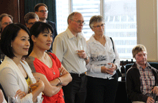 Doug Chantal and students