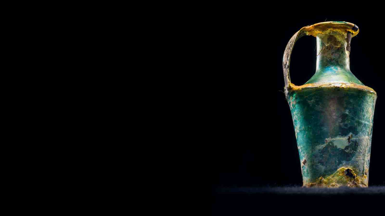 Vase from the late-Roman antiquities in the University's Classics Museum